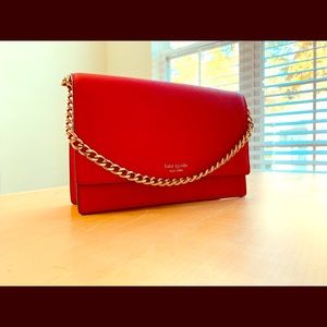NWT Kate Spade Hot Chili Red Cameron Crossbody Bag